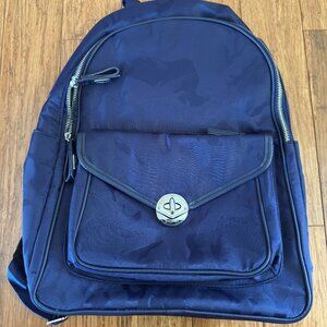 Baggallini Backpack  Blue  Camo with RFID Lining